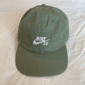 Nike SB Club Oil Green Strapback Hat - L/XL